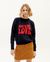 Pull marine en coton bio et recyclé - make love trash paloma knitted sweater