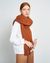 Echarpe terracotta en coton bio - manon