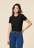 T-shirt en coton bio | noir - WeDressFair Essentiels