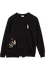 Pull en coton bio | noir "reincarnation - black" - Bask in the Sun