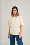 T-shirt oversize gris foncé en coton bio - cloudy grey - Colorful Standard