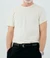 T-shirt uni en coton biologique | écru "men's loopwheeled t-shirt 02 nature""