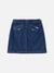 Jupe trapèze en coton bio | bleu "elvy western denim skirt blue" - Nudie Jeans