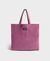 Sac cabas mauve en velours de coton bio | "mauve tote bag"