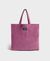 Tote bag mauve en velours de coton bio | "mauve tote bag"