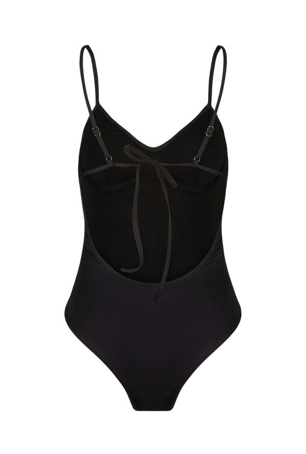 ERES Maillot Une Pièce Noir Bleu Ultra ASIA