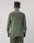 Surchemise verte velours en coton bio - corduroy overshirt stone green - Brava Fabrics - 2