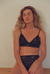 Soutien-gorge triangle en matière recyclée | noir "tiaki black" - Nénés Paris - 4