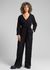 Combinaison longue en tencel | noir "wrap jumpsuit farsta black"