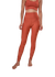 Legging en matières recyclées | terracotta "active high-rise legging dark amber"