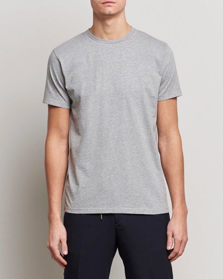 T-shirt manches courtes en coton bio | gris "heather grey"