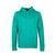 Sweat à capuche en coton bio | bleu turquoise "tropical sea"