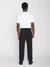 Chino en sergé de coton bio | noir "chuck regular twill poplin pants black jet" - Knowledge Cotton Apparel