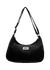 Sac baguette en coton bio | noir "rosa noir"