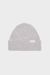 Bonnet en laine et matière recyclée | gris clair "classic ribbed beanie ash heather"