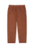 Pantalon droit en coton bio | marron "auburn maguro pant"