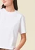 T-shirt boxy en coton bio | blanc - WeDressFair Essentiels