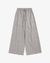 Pantalon ample en coton bio | rayé "flared pant - micro striped" - Rotholz - 5