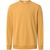 Sweat jaune en coton et matière recyclés - crew neck sweat amber yellow
