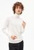 Pull col roulé blanc en coton bio - glaan snow white