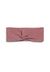 Bandeau vieux rose en coton bio et laine bio - maritaa