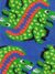 Chaussettes en coton bio | multicolore "ur ex the t rex  - multicolor" - Dilly socks