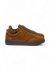 Baskets en suède et cuir certifié | marron "v-90 suede full cognac eagle" - Veja