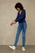 Jean skinny en coton bio et recyclé | bleu délavé "christina high" - Kings of Indigo - 1
