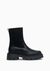 Bottines chelsea en cuir certifié | noir "le jour noir black"