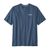 T-shirt imprimé en matières recyclées | bleu "p-6 logo responsibili-tee utility blue" - Patagonia