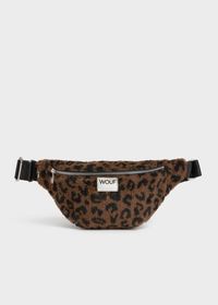 Sac banane matières recyclées | marron "simona waistbag - simona"