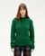 Pull maille en laine certifiée | vert "garden green hera knitted sweater"