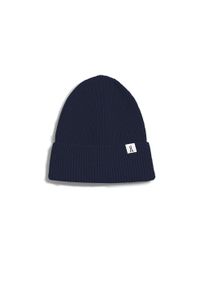 Bonnet marine en coton et laine bio - maax