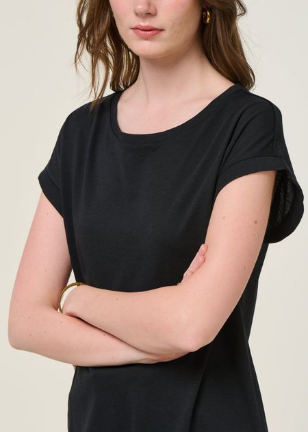 T-shirt en tencel | noir "jilaana black"" - Armedangels