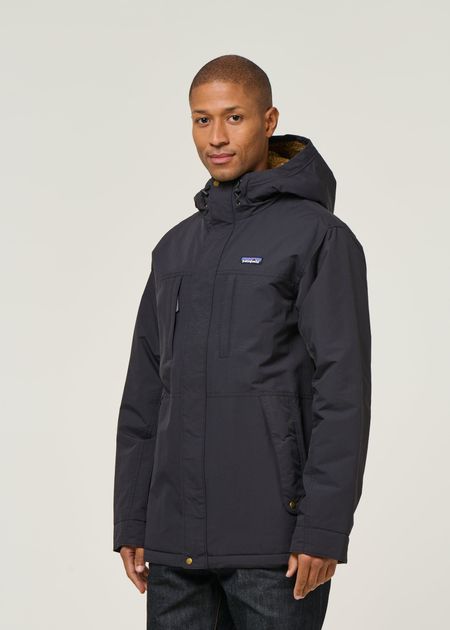 Parka à capuche en matière recyclée | noir "isthmus parka - inbk"