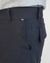 Le pantalon droit en Lin avec poches italiennes Zhineau tissu bleu marine - Aatise