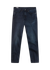 Jean slim en coton recyclé et tencel | bleu foncé "charles - olesya blue black"
