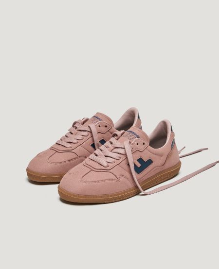 Baskets vegan | rose "burela slim blush spruce"