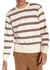 Sweat rayé en coton bio | beige "wigan ivoire"