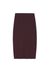 Jupe longue prune en tencel et coton bio - milanaa fudge