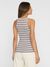 Débardeur rayée en coton bio - striped racer rib top multi color - Knowledge Cotton Apparel