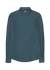 Chemise ample en lin bio | bleu "organic linen oversized shirt - petrol blue" - Colorful Standard
