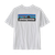 T-shirt imprimé en matières recyclées | blanc "p-6 logo responsibili-tee white" - Patagonia
