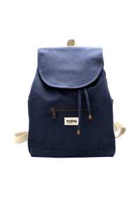 Sac à dos 17l en coton bio | olive "eliot marine"