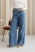 Jean ample en coton bio et recyclé | bleu "sara high loose - stone vintage" - Mud Jeans