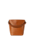 Sac seau en cuir certifié | camel "bobbi bucket bag midi cognac classic leather"