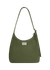 Sac à bandoulière en coton biologique | vert "sac hobo claire - olive"