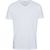 T-shirt col v blanc en coton bio - alder