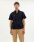 Chemise manches courtes marine en coton bio - dark seersucker tom shirt navy