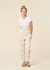 Salopette en coton bio | écru "sol chain luz jumpsuit " - Thinking Mu